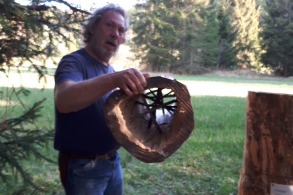 Herbert mit Klotzbeuten