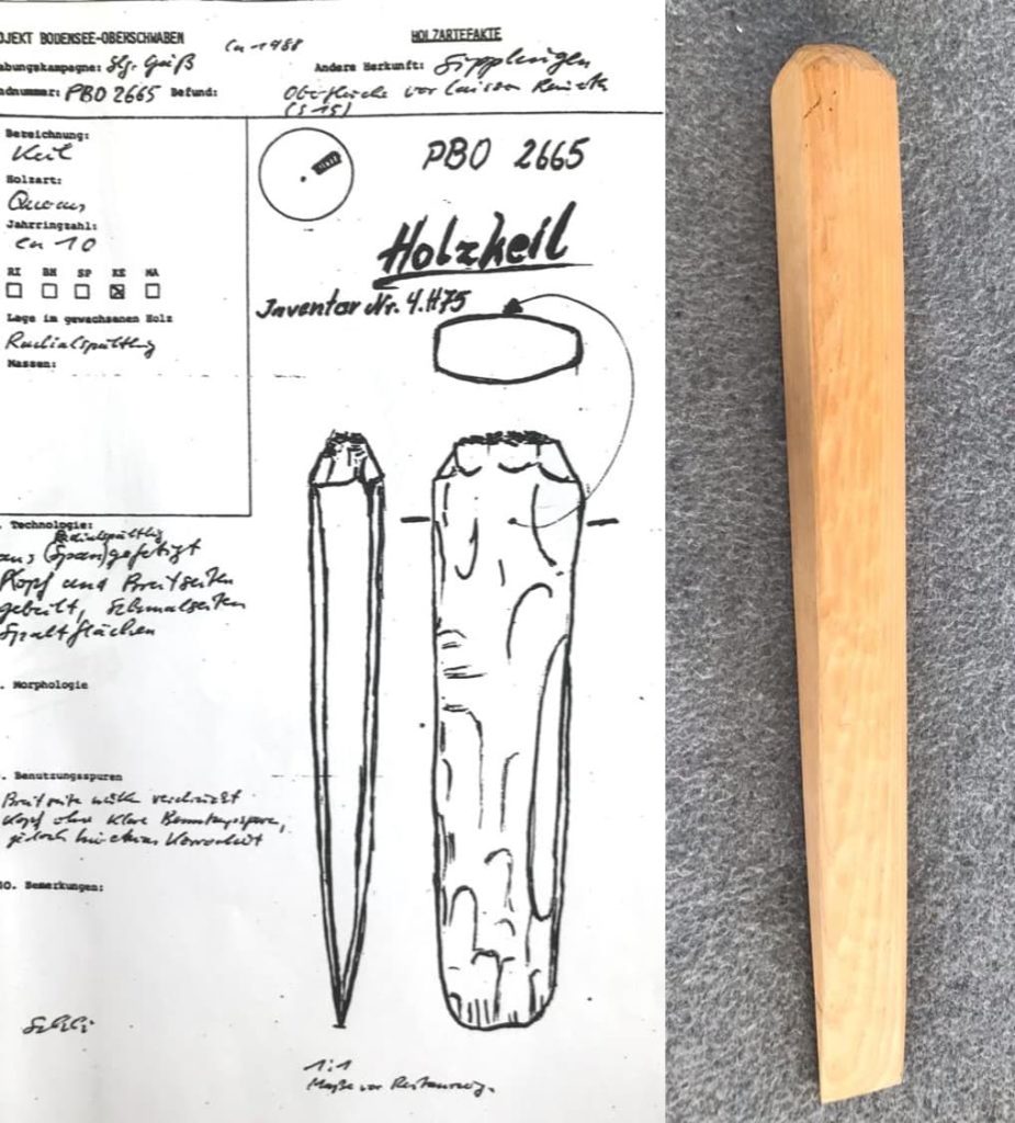 Rekonstruktion eines Spaltkeils