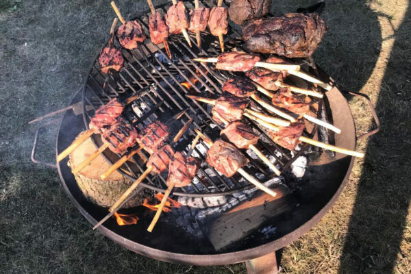 Steinzeitdinner-grill